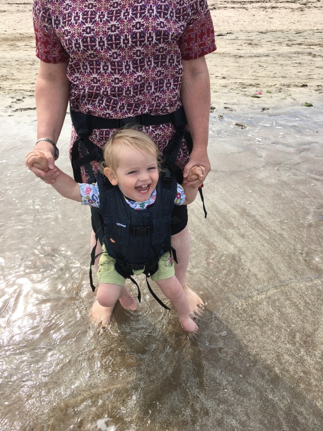 Quinns in the Upsee jumping waves